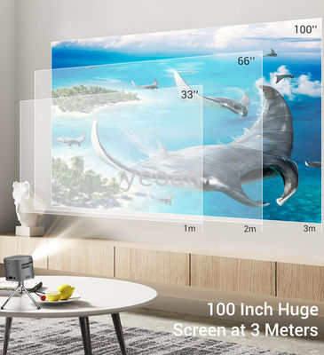 ซื้อ โปรเจคเตอร์บลูทูธพกพา 1080p DLP สําหรับโรงภาพยนตร์ในบ้านสํานักงาน ODM online manufacture