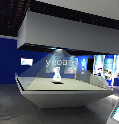 Купить 360 голограмм Стеклянный монитор Дисплейный шкаф 3D Стереоскопический выставочный зал Музейная коллекция Дисплей online manufacture