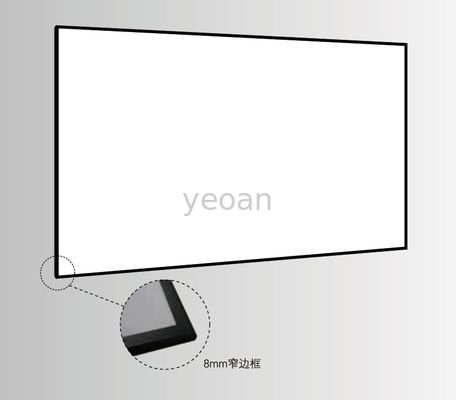 ซื้อ 120 นิ้ว Ultra Narrow Frame Fixed Projector Screen Anti Light สําหรับโรงภาพยนตร์บ้าน เลเซอร์ทีวี online manufacture